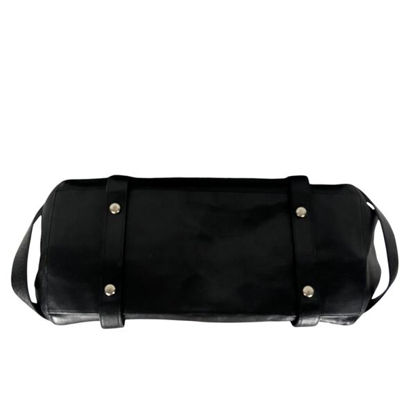 EXTREMELY RARE Juicy Couture Black Leather XL Birkin Top Handle Harness Handbag - Picture 4 of 12